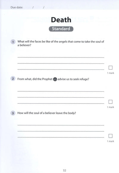 Safar Islamic Studies Workbook Level 5