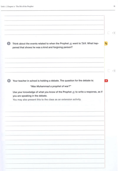 Safar Islamic Studies Workbook Level 7