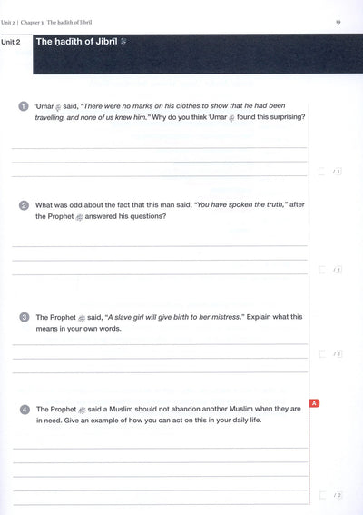 Safar Islamic Studies Workbook Level 7