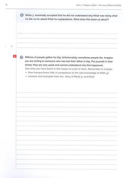 Safar Islamic Studies Workbook Level 7