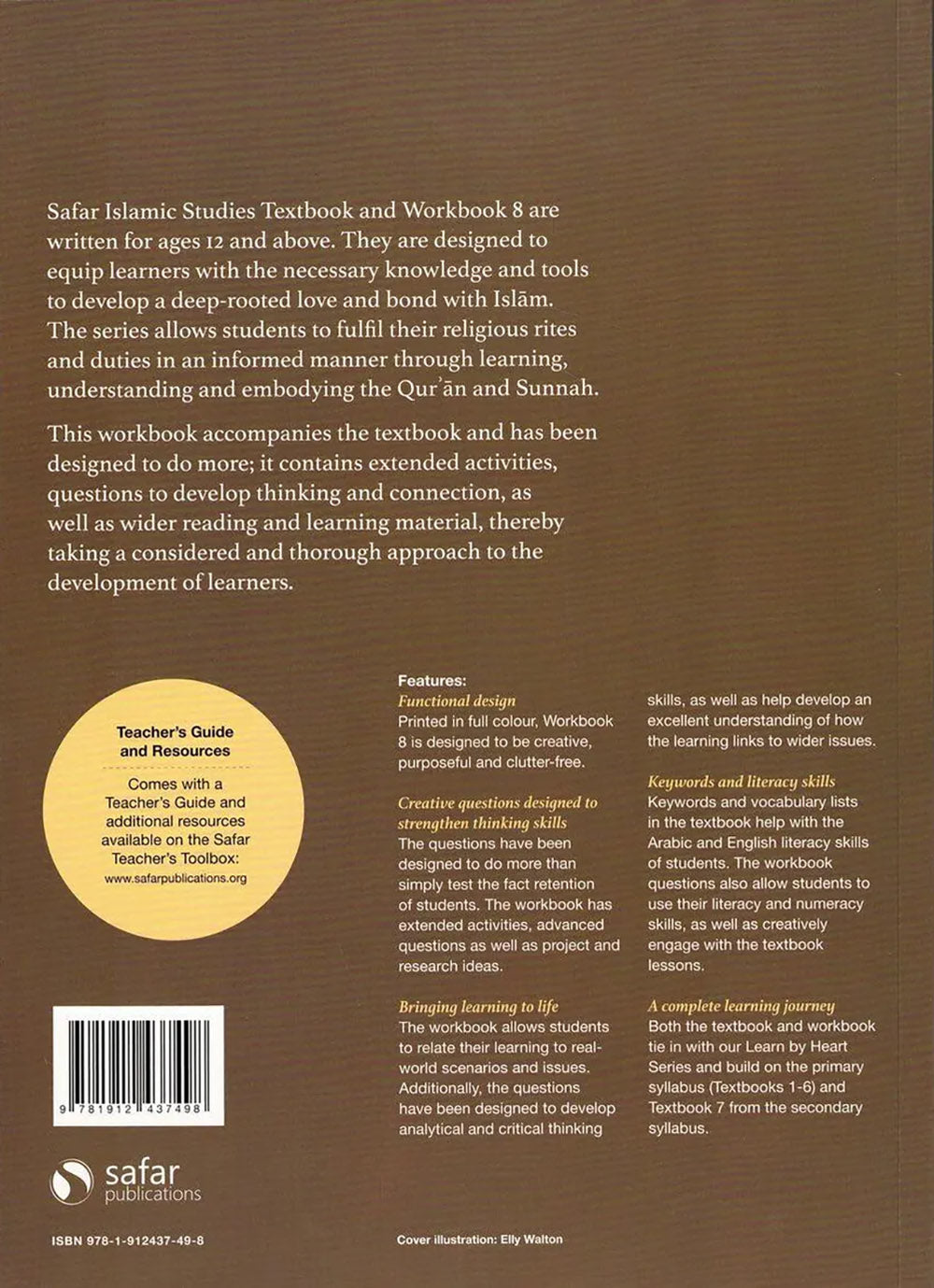 Safar Islamic Studies Workbook Level 8