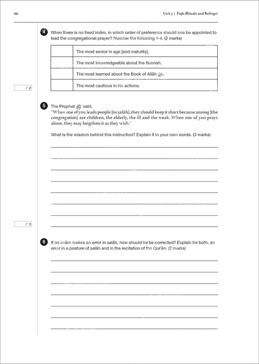 Safar Islamic Studies Workbook Level 8