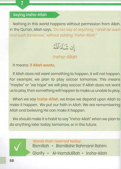 Weekend Learning Islamic Studies Textbook Level 1