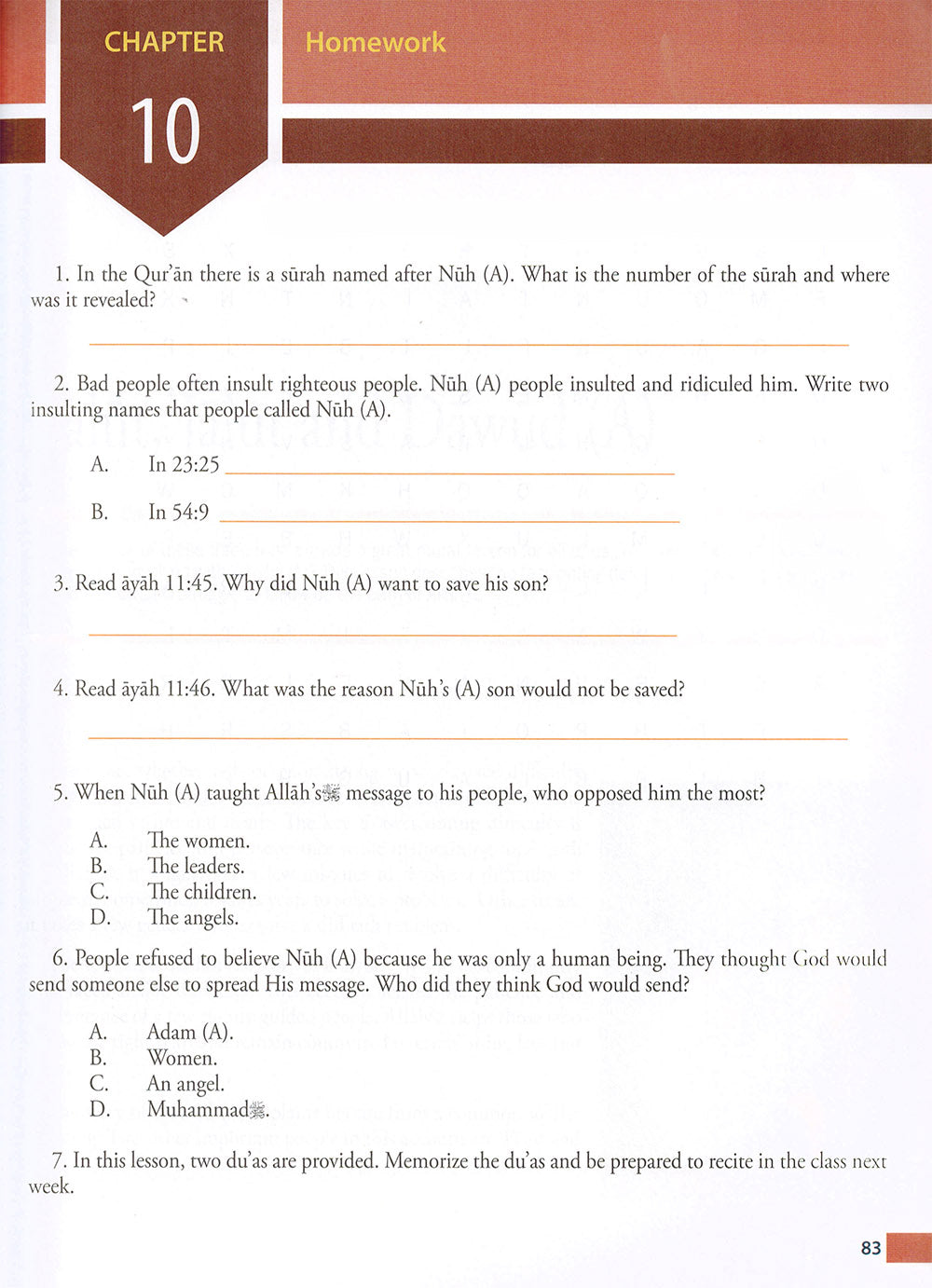 Weekend Learning Islamic Studies Textbook Level 6