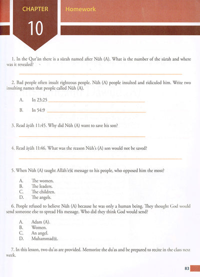 Weekend Learning Islamic Studies Textbook Level 6