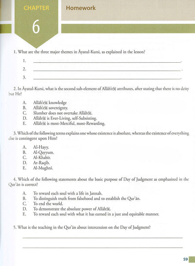 Weekend Learning Islamic Studies Textbook Level 8