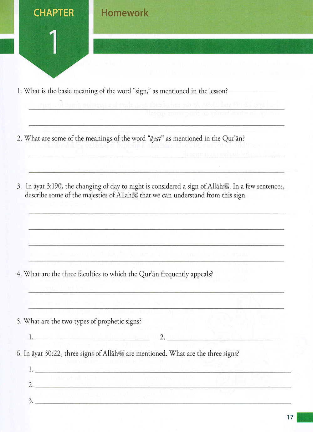 Weekend Learning Islamic Studies Level 9