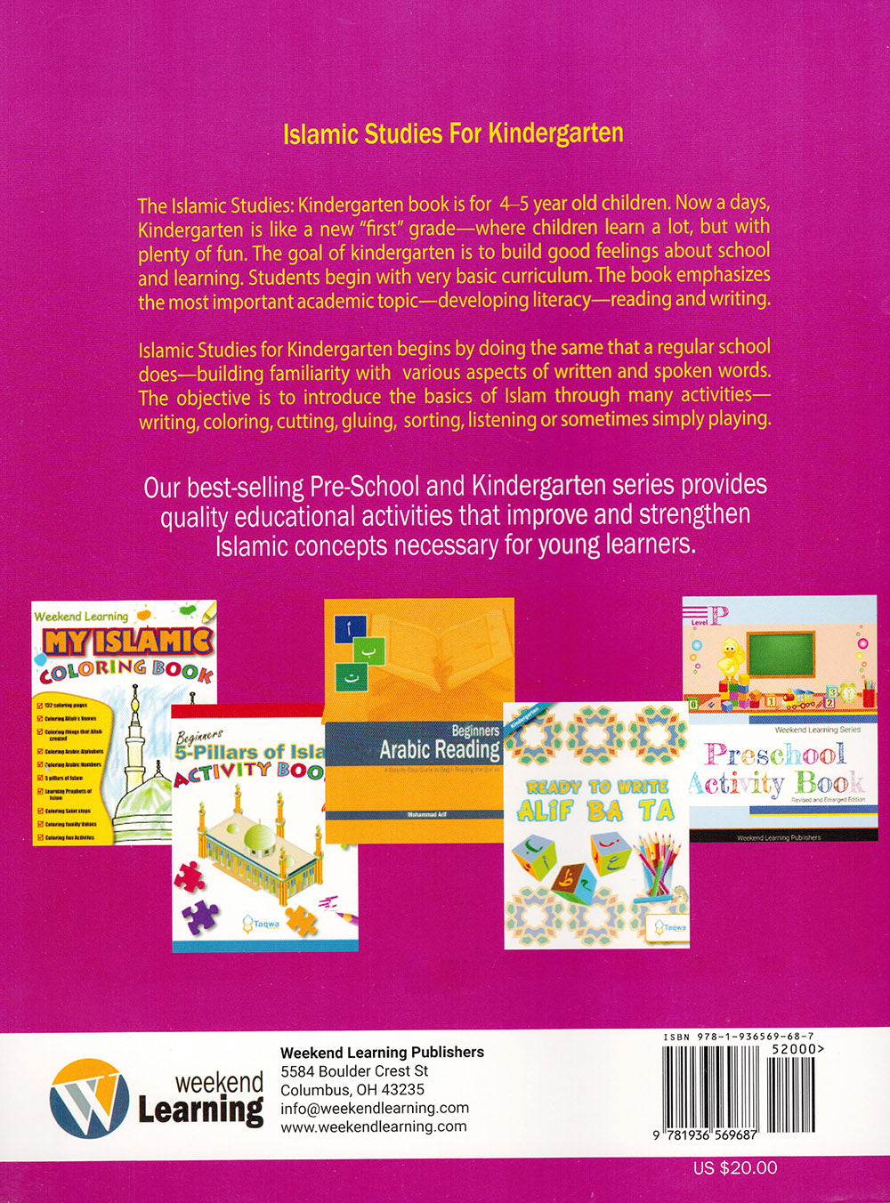 Weekend Learning Islamic Studies Textbook Level K