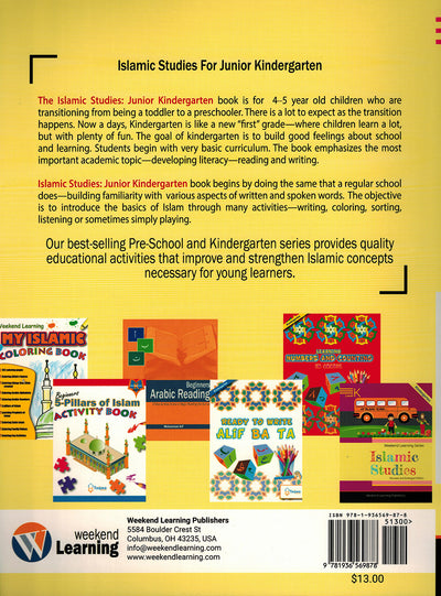 Weekend Learning Islamic Studies Textbook Level Junior K