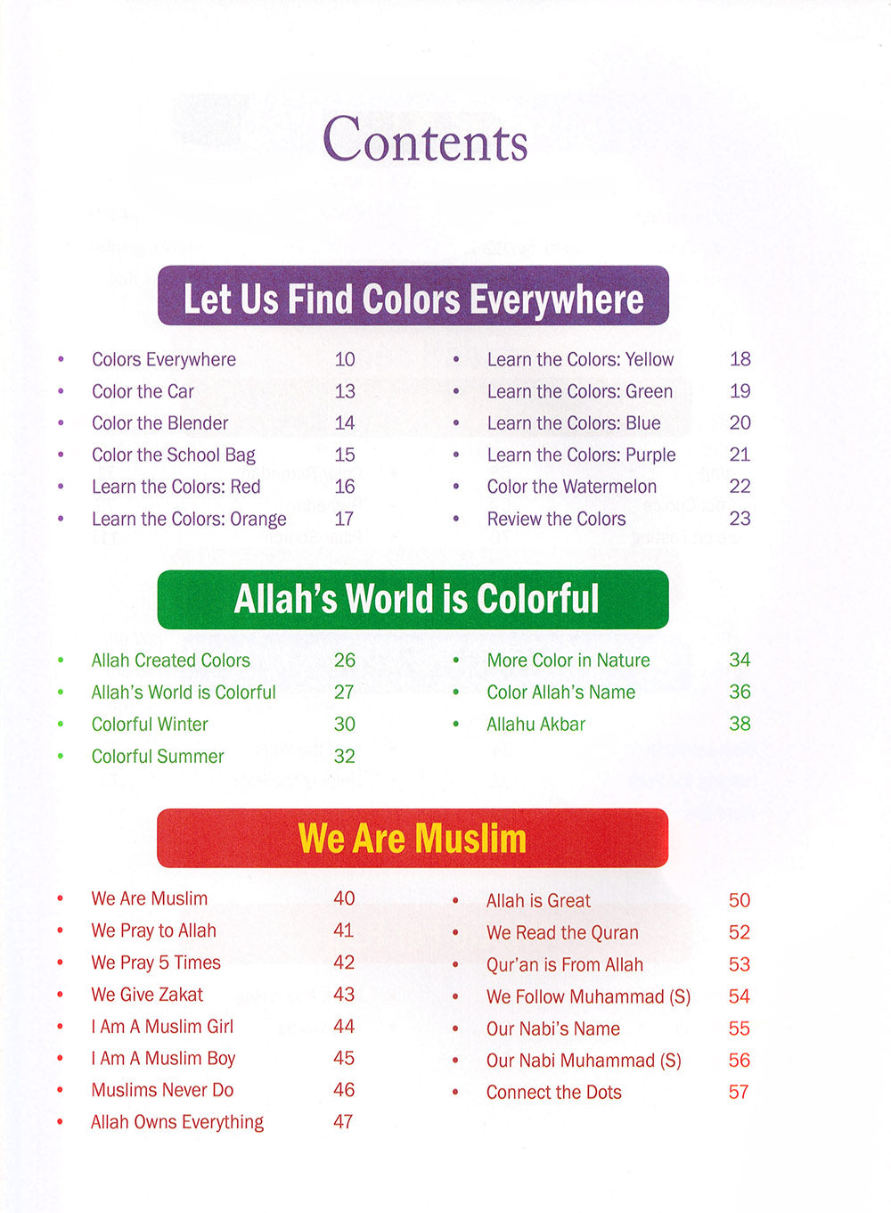 Weekend Learning Islamic Studies Textbook Level Junior K