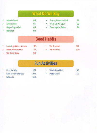 Weekend Learning Islamic Studies Textbook Level Junior K