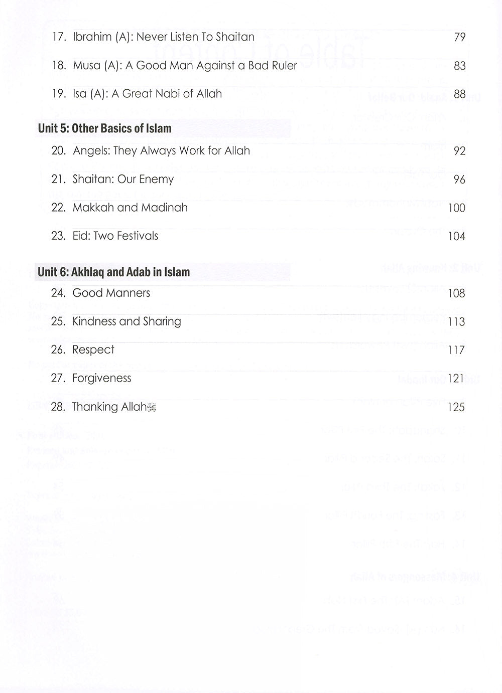 Weekend Learning Islamic Studies Workbook Level 1