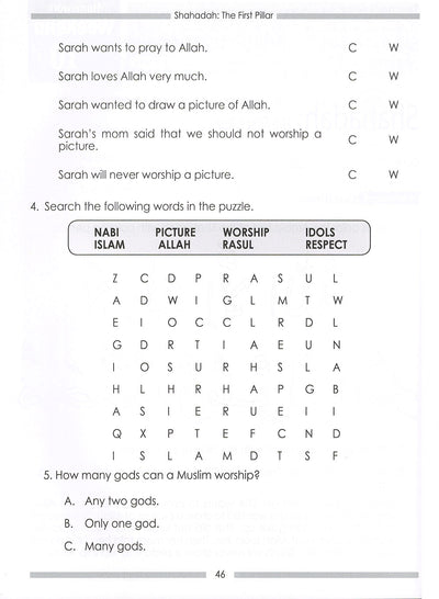 Weekend Learning Islamic Studies Workbook Level 1
