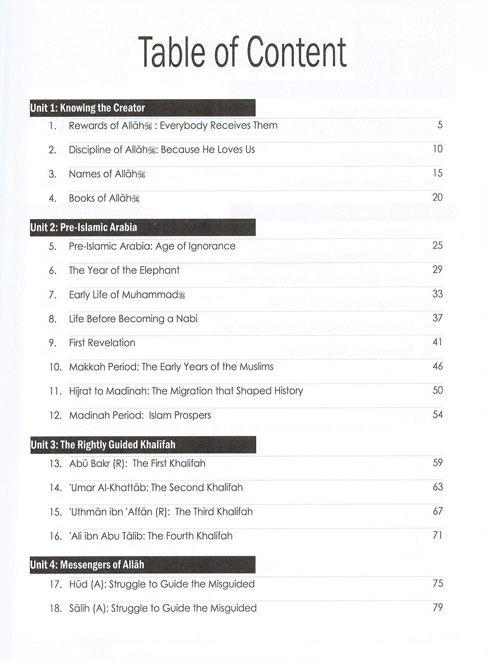 Weekend Learning Islamic Studies Workbook Level 4