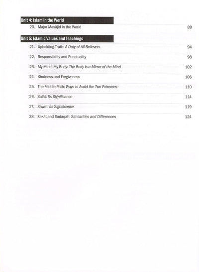 Weekend Learning Islamic Studies Workbook Level 5