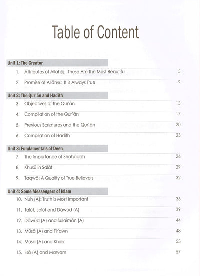 Weekend Learning Islamic Studies Workbook Level 6