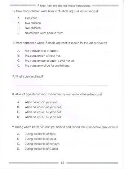 Weekend Learning Islamic Studies Workbook Level 6