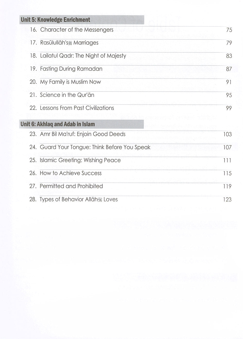 Weekend Learning Islamic Studies Workbook Level 7