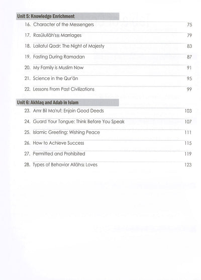 Weekend Learning Islamic Studies Workbook Level 7