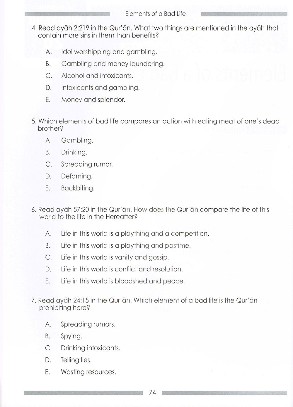 Weekend Learning Islamic Studies Workbook Level 8