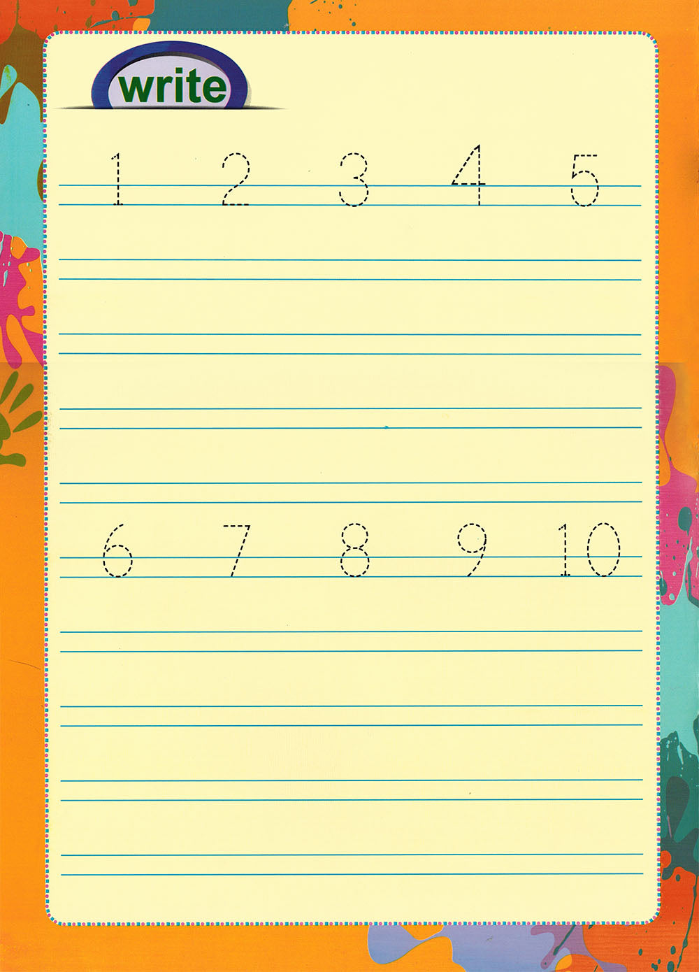 Write & Wipe My First Numbers