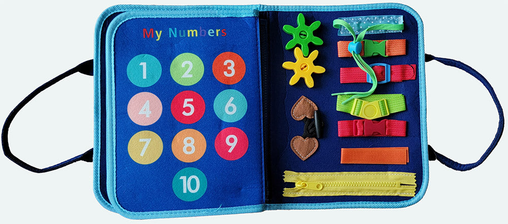Montessori Educational Activity Bag for Toddlers - Boys