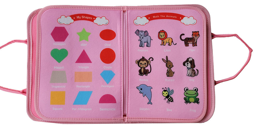 Montessori Educational Activity Bag for Toddlers - Girls