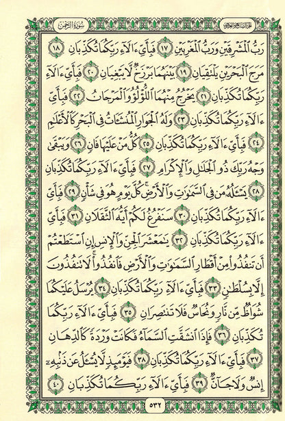 Holy Quran - Navy Blue - 5 in x 7 in | القرآن الكريم - أزرق غامق