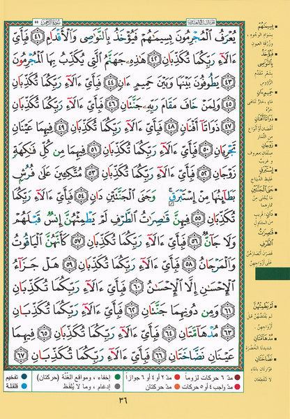 Tajweed Quran - From Al-Ahqaf to Al-Nas | مصحف التجويد - من سورة الأحقاف إلى الناس