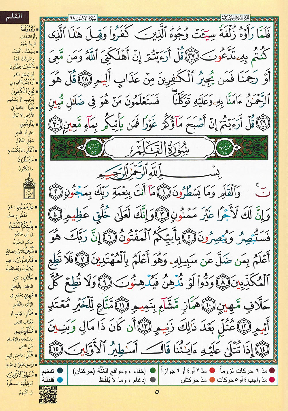 Tajweed Quran - Juz' Tabarak - Arabic | مصحف التجويد - جزء تبارك - عربي