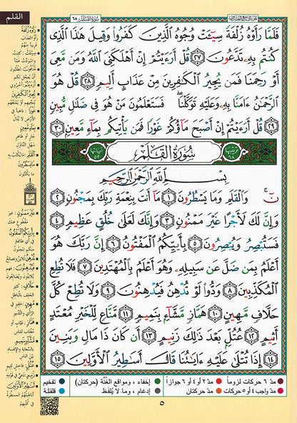 Tajweed Quran - Juz' Tabarak - Arabic | مصحف التجويد - جزء تبارك - عربي