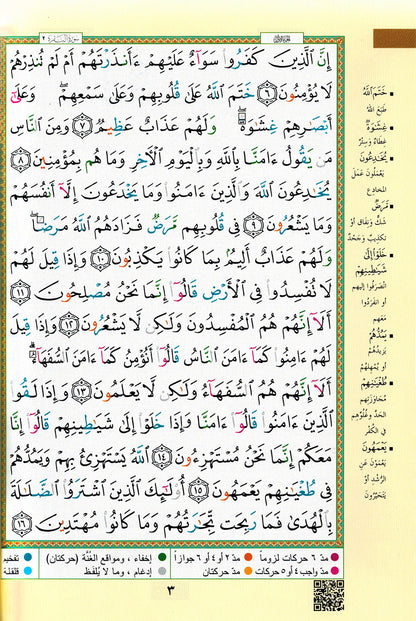 Tajweed Quran - 99 Names of Allah on the Cover – QR (7x10 in) | مصحف التجويد - أسماء الله الحسنى