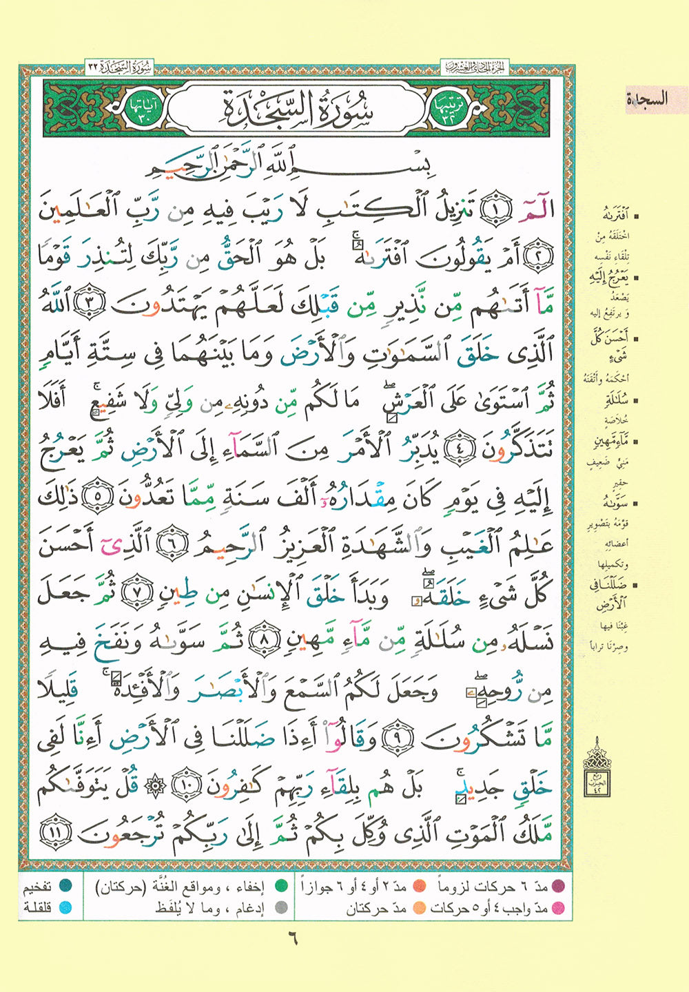 Tajweed Quran - Seven Savers Surahs - Arabic (5.5x8 in) | مصحف التجويد - السبع المنجيات - عربي