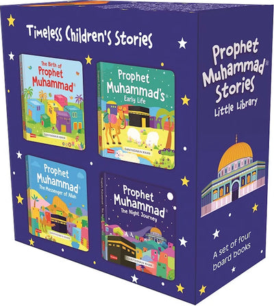 Prophet Muhammad Stories Little Library - 4 Board Books Set