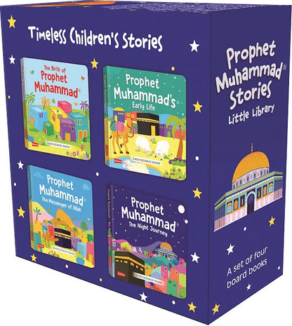 Prophet Muhammad Stories Little Library - 4 Board Books Set