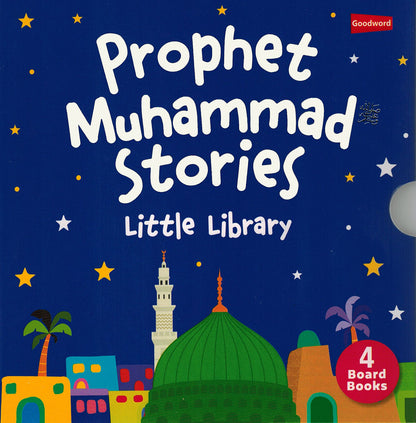 Prophet Muhammad Stories Little Library - 4 Board Books Set
