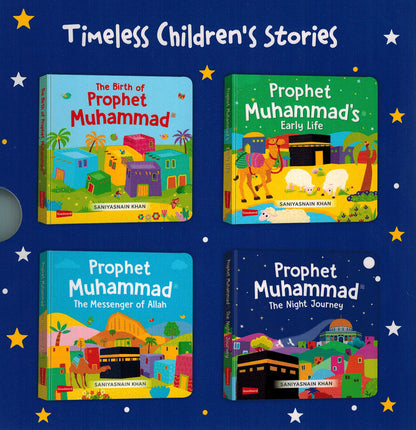 Prophet Muhammad Stories Little Library - 4 Board Books Set