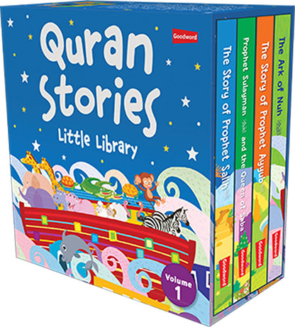 Quran Stories Little Library Vol.1 - 4 Board Books Set
