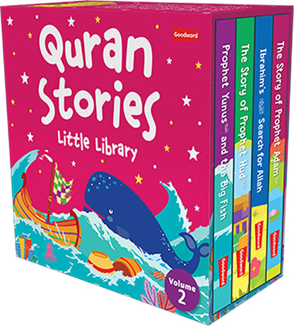 Quran Stories Little Library Vol.2 - 4 Board Books Set