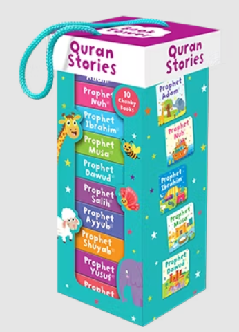 Quran Stories Book Tower - Set of 10 Chunky Board Books
