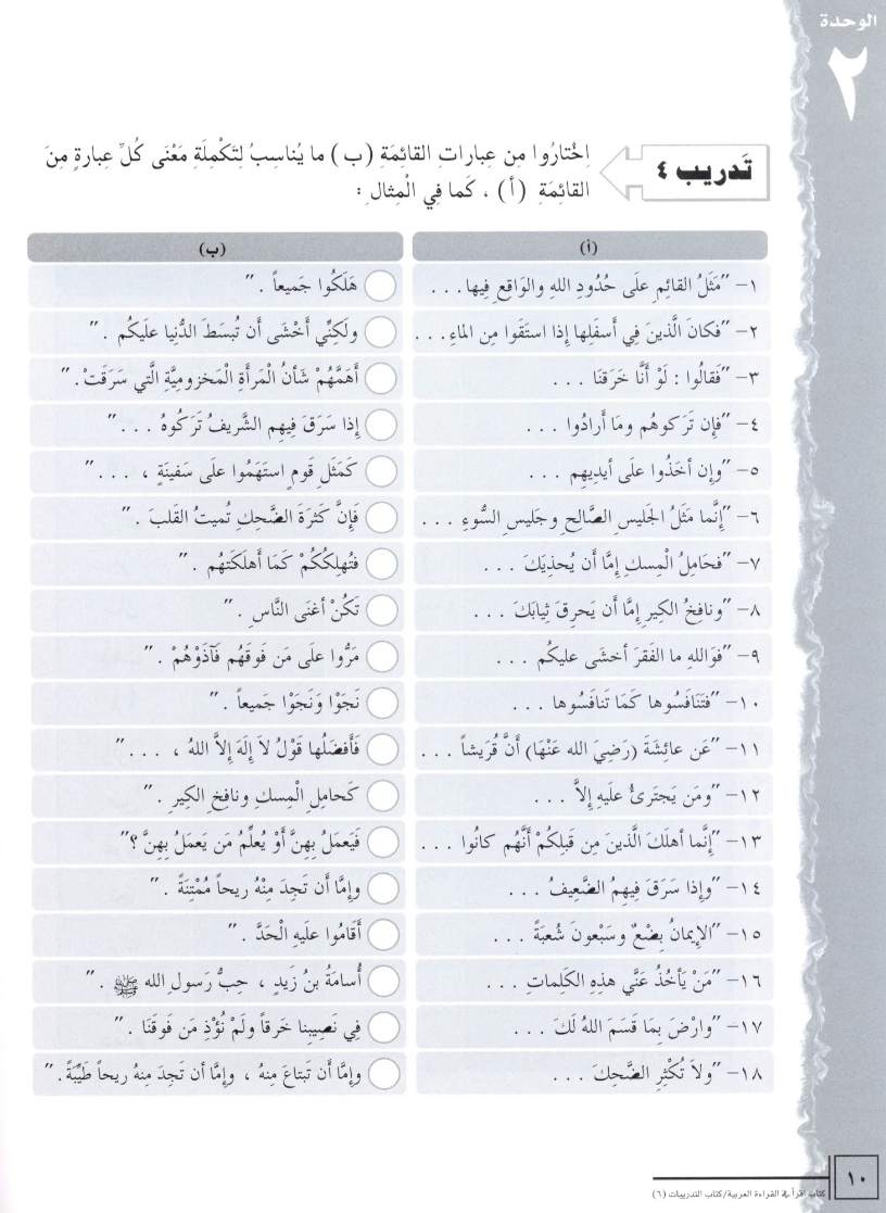 IQRA' Arabic Reader Workbook Level 6
