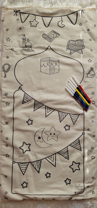 Kids Colorable Prayer Rug