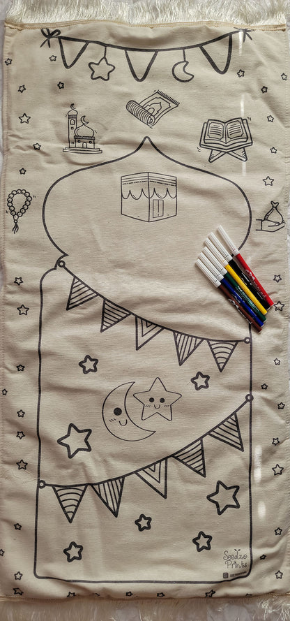Kids Colorable Prayer Rug