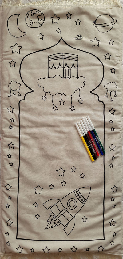 Kids Colorable Prayer Rug