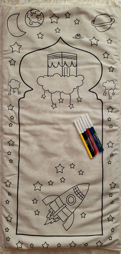 Kids Colorable Prayer Rug